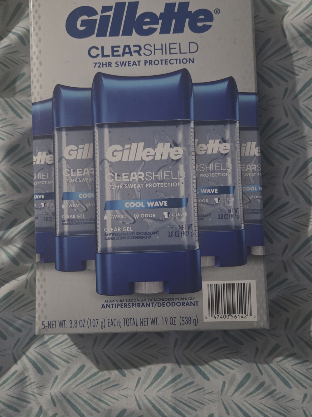 Clear Shield Cool Wave Antiperspirant Deodorant - Blue